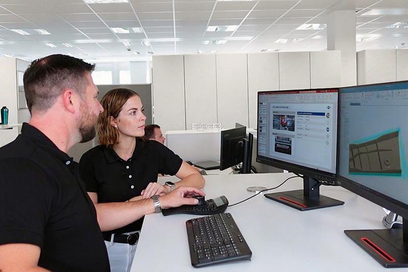 At the outset, the MAPAL experts programmed the project and generated a CAM simulation.